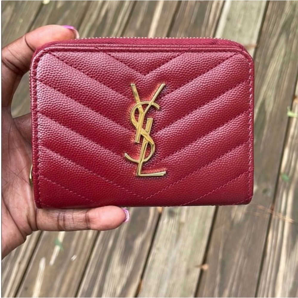 Excellent, like new condition YSL wallet.